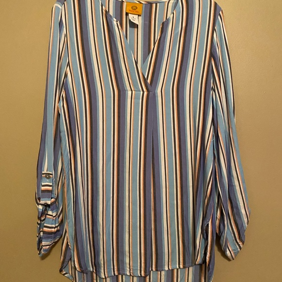 Ruby Rd Striped Tunic Top - Picture 8 of 10